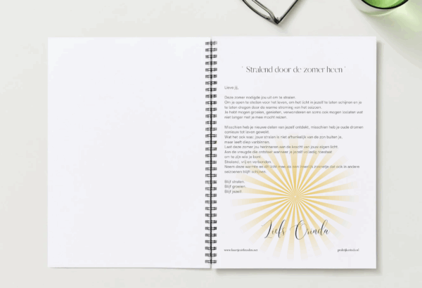 Zomer journal  ' Tijd om te stralen' - Afbeelding 4