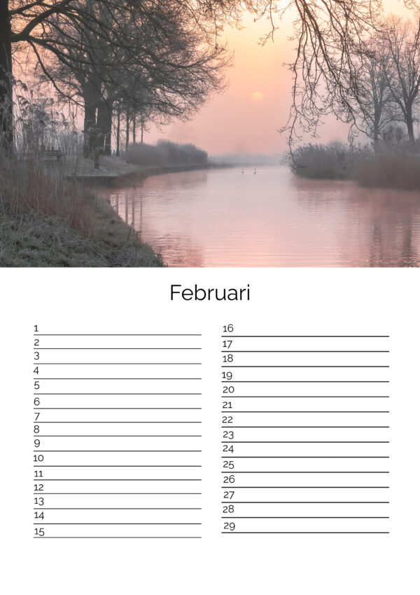 Verjaardagskalender A4 - Afbeelding 3
